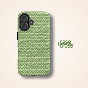 GREEN JAPANESE WOODBLOCK MagSafe iPhone Case | iPhone 16 15 14 13 12 11 Pro Max Case, iPhone 16 15 14 Case, iPhone 13 12 Mini, by Case Cross