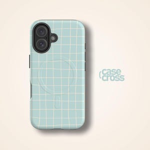 SOMMERPOOL GRID MagSafe iPhone Hülle | iPhone 16 15 14 13 12 11 Pro Max Case, iPhone 16 15 14 Plus Case, iPhone 12 Mini Case, von Case Cross