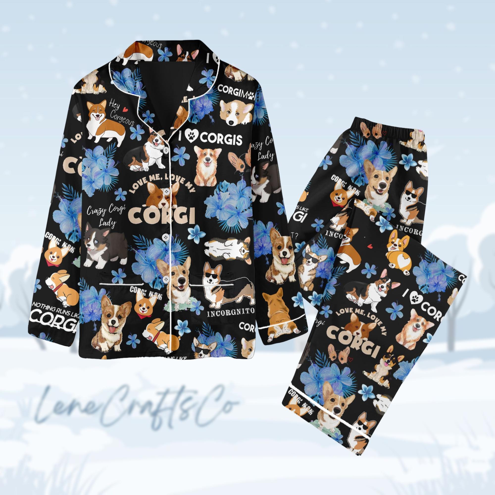 Corgi Pajamas for Kids Etsy Canada
