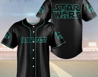 Koszulka piłkarska Disney Star Wars, koszulka baseballowa Boba Fett, koszulka Vintage Darth Vader, męska koszulka Disney, koszulka Galaxys Edge