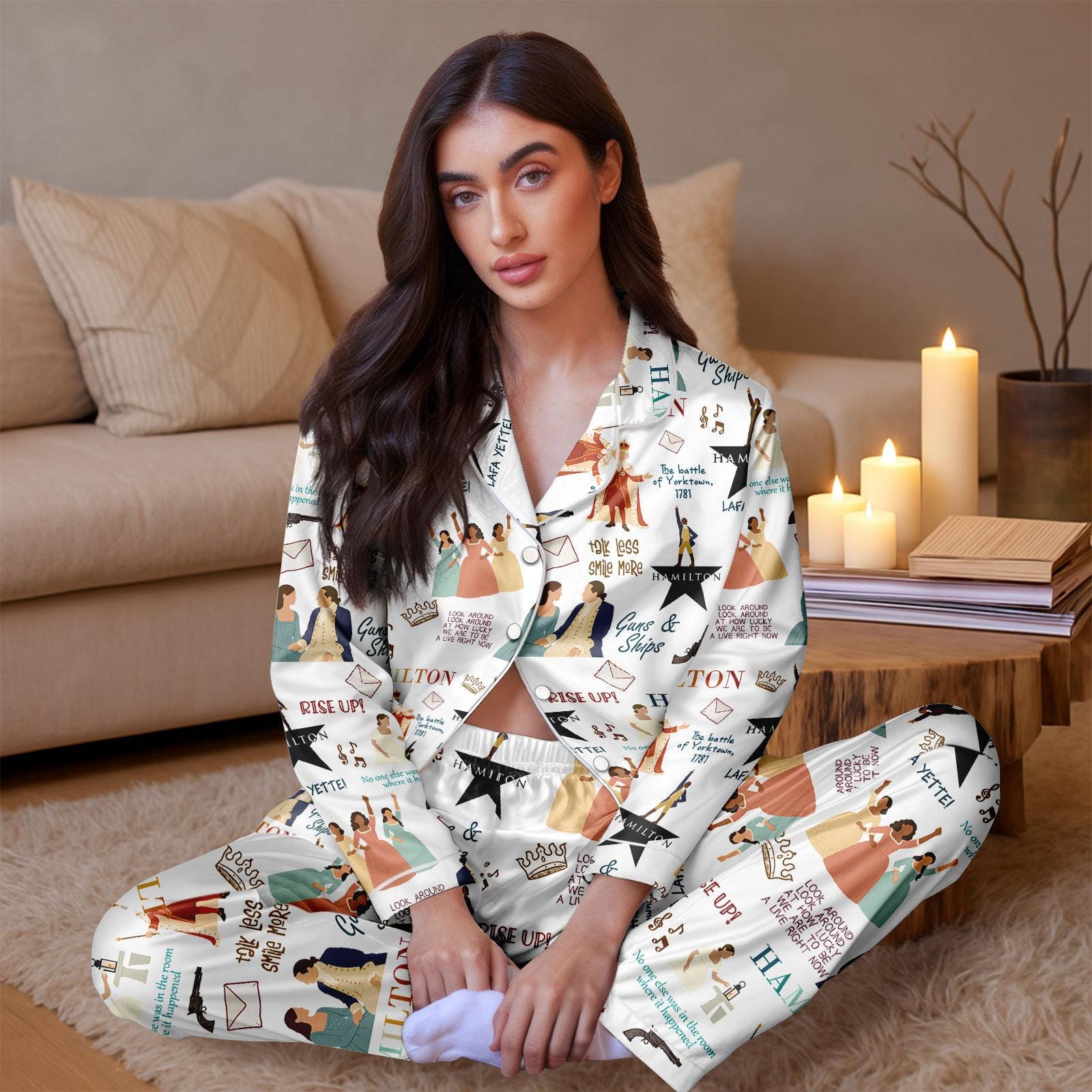 Silk Pajamas It Was All A Dream Rapper Pajamas Polyester Pyjama