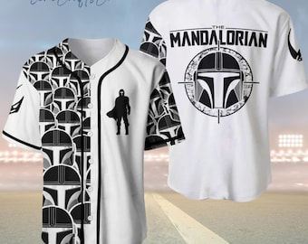 Darth Vader-trui, Mandalorian-jerseyshirt, Star Wars Galaxy-trui, Star Wars-honkbalshirt, Disneyland Star Wars-voetbalshirt