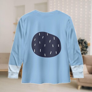 Blue Dog Cosplay Pajamas Set, Blue Dog Inspired Long Sleeve PJs, Cute Cartoon Sleepwear, Family Matching Loungewear, Christmas Gifts