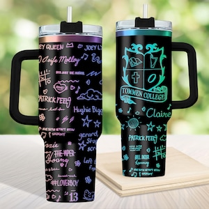 Boys Of Tommen Engraved Tumbler 40oz, Kavanagh 13 40oz Tumbler, Tommen College Drinkware Tumbler, Gift For Book Lover, Bookish Gift