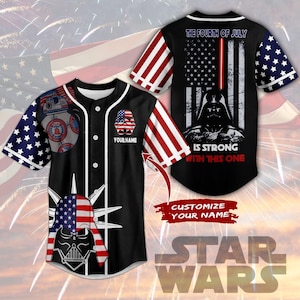 Personalized Star Wars Baseball Jersey, Darth Vader Jersey, Gifts for Star Wars Fan, Star Wars Merch, Mandalorian Baseball Jersey Shirt