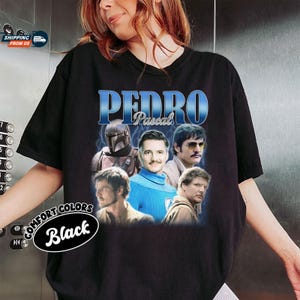 Pedro Pascal Comfort Colors Shirt, Retro Funny Pedro Pascal Shirt, Balmaceda Pascal Fans Tee, Fantastic Four Shirt, Mandalorian Shirt