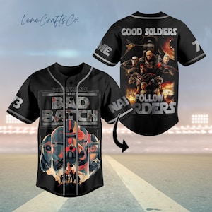 Custom Star Wars Galaxy Baseball Jersey, Disneyland Star Wars Jersey Shirt, Bad Batch Disneyland Jersey Shirt, Disney Star Wars Jersey