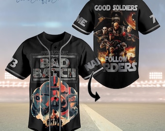 Camiseta de béisbol personalizada de Star Wars Galaxy, camiseta de Star Wars de Disneyland, camiseta de Disneyland de Bad Batch, camiseta de Star Wars de Disney