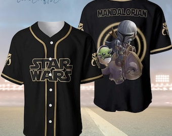 Koszulka Starwars Disneyland, Koszulka sportowa Mandalorian, Koszulka baseballowa Disney Star Wars, Koszulka Star Wars, Koszulka Darth Vader