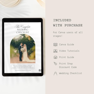 Elegant Wedding Invitation Suite, Modern Minimal Invite Photo Set, Details Card, Modern QR Code RSVP Editable Digital Templates Bundle -KA10 image 10