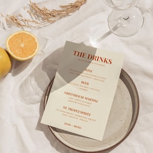 Colorful Wedding Reception Bundle • Modern Minimalist Retro Signage Package • Editable Canva Templates -OL10 image 5