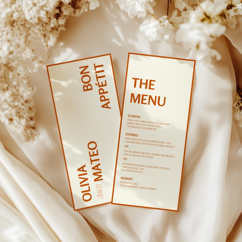 Colorful Wedding Reception Bundle • Modern Minimalist Retro Signage Package • Editable Canva Templates -OL10 image 8