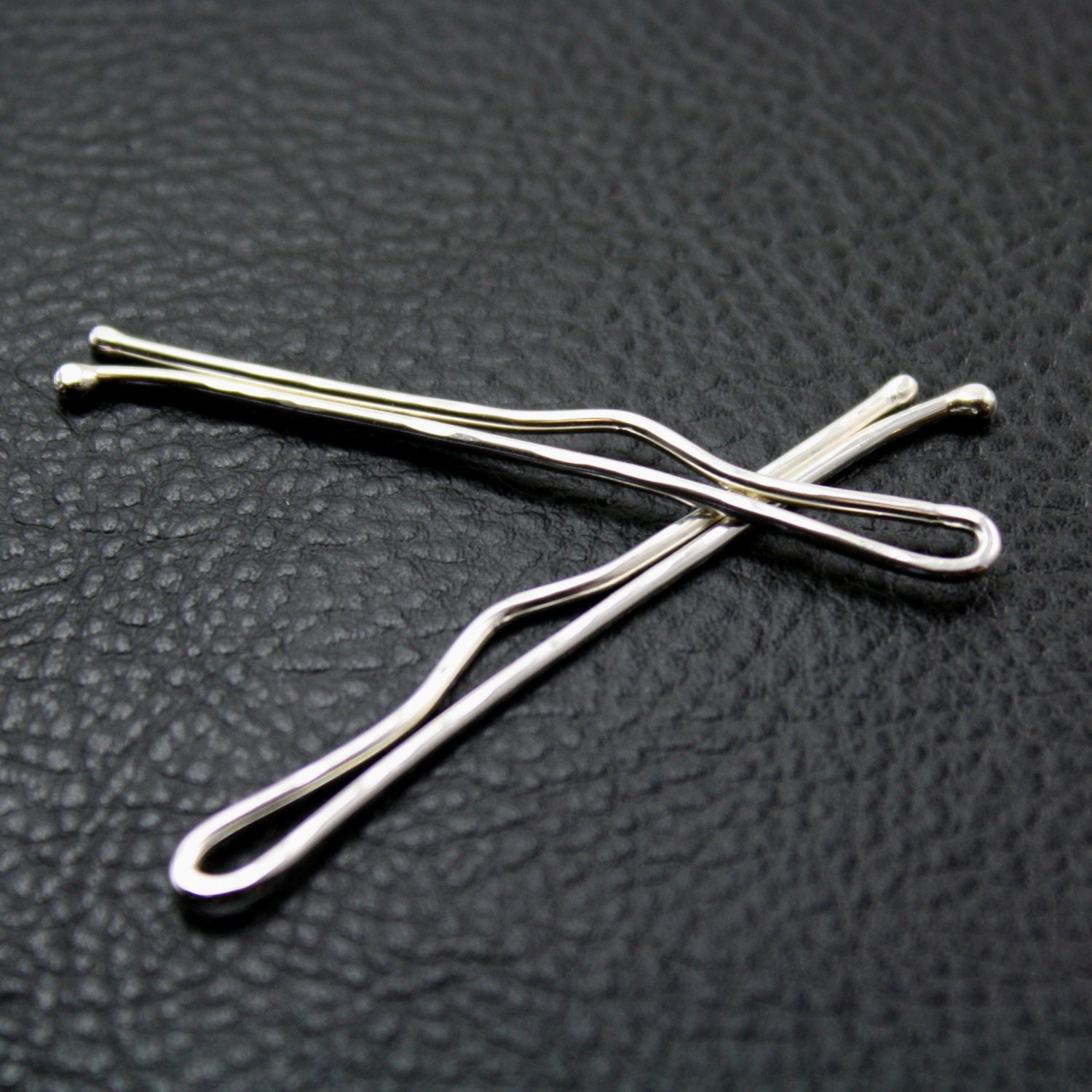 Pair of Sterling Silver Bobby Pins - Etsy display picture 1