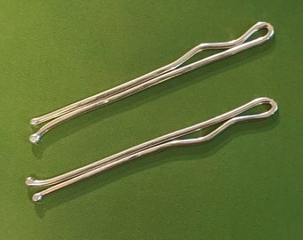 Pair of Sterling Silver Bobby Pins