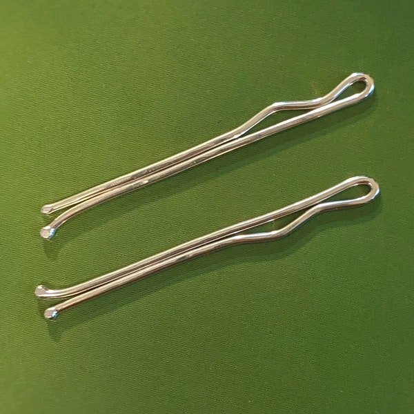 Pair of Sterling Silver Bobby Pins