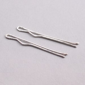 Pair of Sterling Silver Bobby Pins image 8