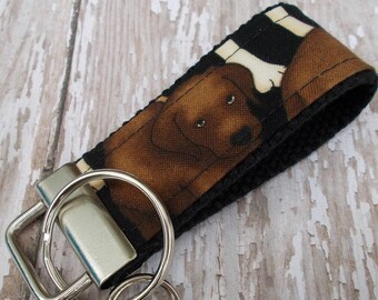 Mini Key FOB Keychain for Him - Mini Keychain for Boyfriend, Husband, Father Ideal as Belt Loop Keychain, Dogs