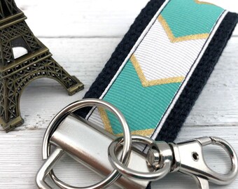 Mini Keychain | Mini Key Fob | Turquoise Keychain | Gift for Mom | Gift for Best Friend