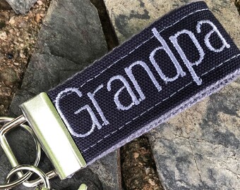 Handmade Grandpa Keychain | Grandpa Fathers Day | Personalized Gift | Fathers Day Gift | Gifts for Him