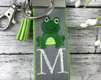 Handmade Frog Keychain, Frog Gifts, Popular Right Now, Personalized Gift, Frog, Personalized Keychain, Luggage Tag, Frogs, Moving Away Gift