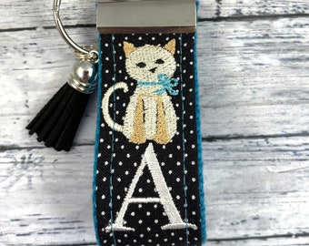 Cat Mom Keychain, Rescue Mom, Vet Tech Gift, Cat Lover Gift Ideas, Adopt a Pet, Pet Sitter, Cat Owner, Personalized Keychain, Luggage Tag