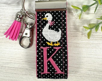 Goose Keychain, Goose Gifts, Baby Goose, Preschool Teacher Gift, Personalized keyring, Silly Goose, Farm Animals, Kids keychain