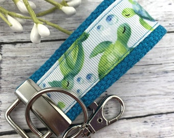 Handmade Sea Turtle Keychain, Sea Turtle Gifts, Popular Right Now, Beach Gifts, Sea Turtle, Luggage Tag, Moving Away Gift, Ribbon Keychain