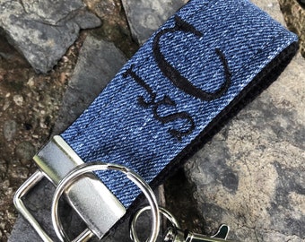 Monogrammed Keychain | Monogram Keychain | Fathers Day Gift From Daughter | Fathers Day Gift From Son | First Fathers Day Gift