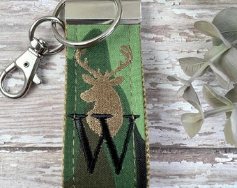 Handmade Deer Keychain, Deer Gifts, Hunting Gifts for Men,  Personalized Gift, Personalized Keychain, Luggage Tag, Hunting Gifts, Outdoorsy
