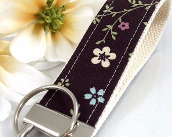 Handmade Floral Wristlet Keychain, Expecting Mom Gift, College Graduation Gift for Her, Nurse Graduation Gift