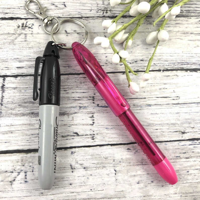 Mini Sharpie and RSVP Pen Set for Lanyard Mini Marker and Pen for Badge Reel Sharpie Popular Right Now Nursing Student Backpack Bild 7