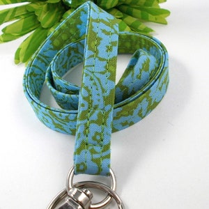 Floral Skinny Lanyard for Keys