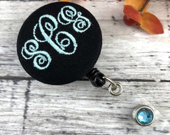 Monogram badge reel, badge reel, nurse badge reel, badge reel monogram, nurse badge, nurse badge reel monogram, id badge reel, badge holder