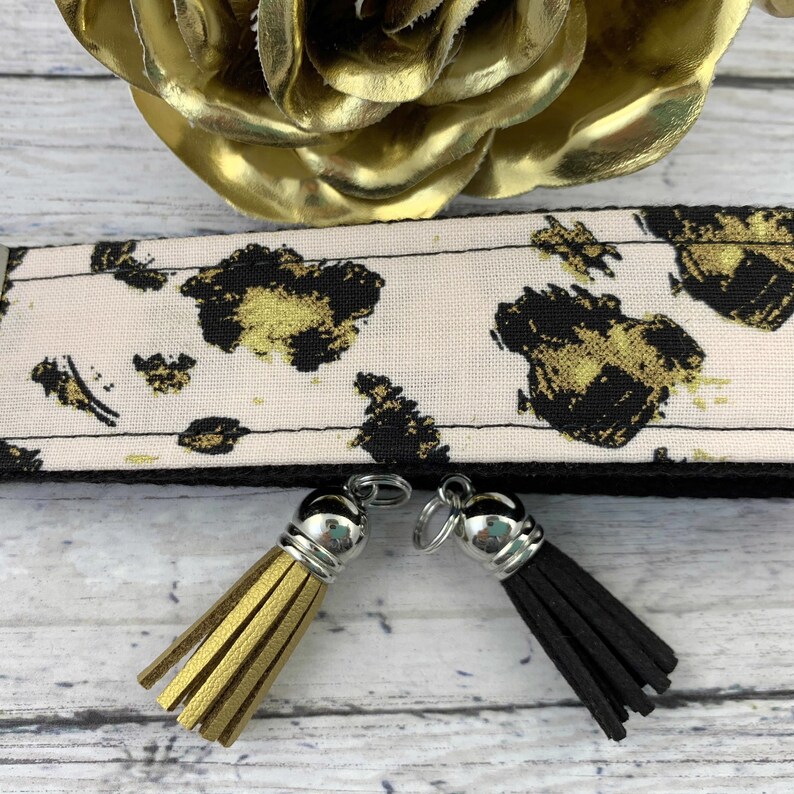 Handmade Leopard Keychain, College Graduation Gift for her, Mom Gift From Son, Popular Right Now, Wristlet Keychain, Thank you Gift Box image 9