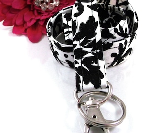 Damask Breakaway Lanyard with ID Holder