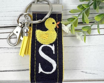 Duck Initial Keychain, Duck Gift, Stress Relief Gift, Preschool Teacher Gift,  Popular Right Now, Cheer up Gift, Goodbye Friend Gift, Ducks