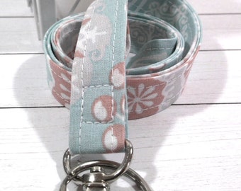 Floral Lanyard, Fabric Lanyard, Lanyard Necklace, Boho Lanyard, Cruise Lanyard, End of Year Gift, Lanyard Teacher, Lanyard Badge, Work life