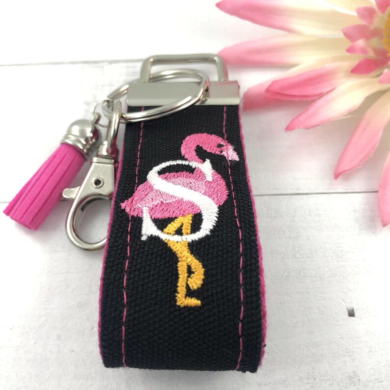WSNANG Flaingo Keychain I Just Really Love Flaingos Keychain Flaingo