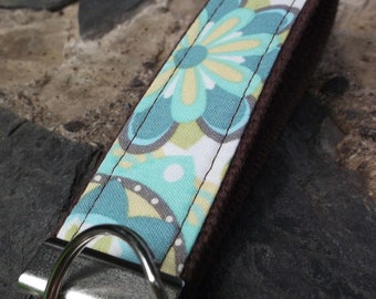 Handmade Floral Keychain Wristlet, College Graduation Gift for her, Thank you for Helping Me Grow, Expecting Mom Gift