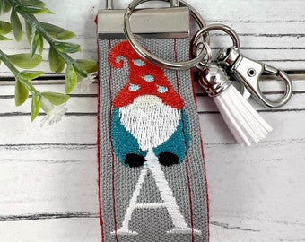 Handmade Gnome Keychain, Gnomes, Gnome Gift, Customizable Keychain, Personalized Keychain, Luggage Tag, Gnome Life, Moving Away Gift