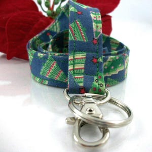 Christmas Lanyard with Christmas Trees