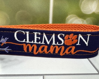 Clemson Mama Keychain, Approved Crafter License Holder, Clemson Gifts, Clemson Fan, Clemson University, Clemson Graduate, Clemson Tigers
