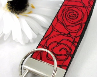 Handmade Floral Keychain, College Graduation Gift for her, I Miss You Gift, Mom Gift from Son