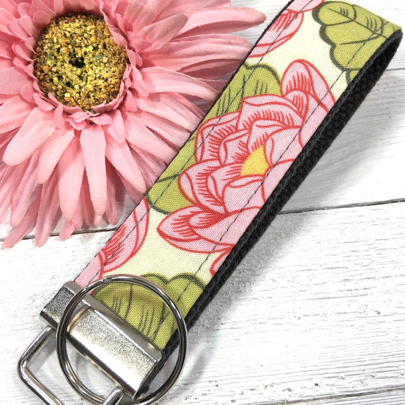 College Graduation Gift for her Handmade Keychain in Amy Butler Fabric End of Year Teacher gift