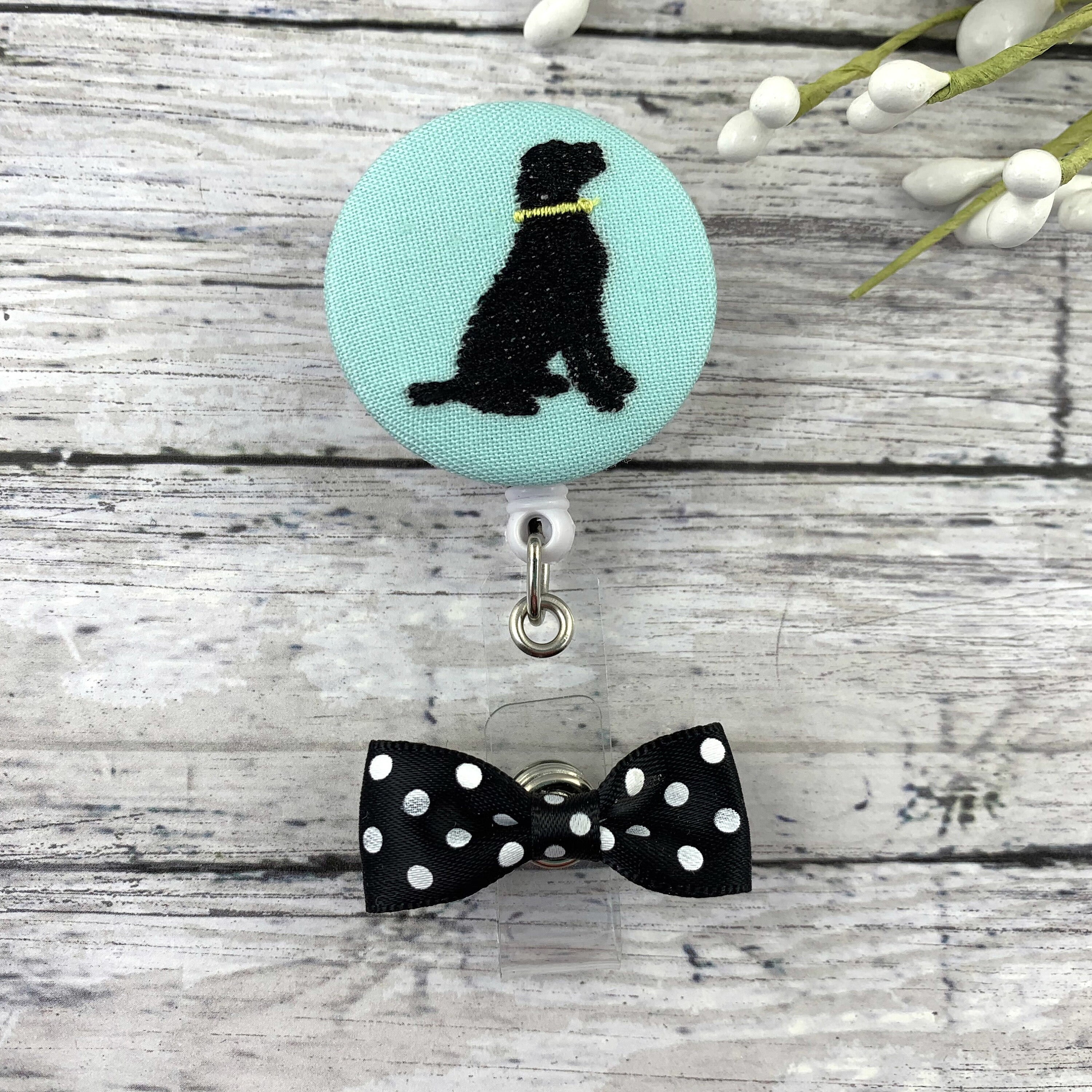 Dog Badge Reel RN Badge Reel Cute Badge Reel Nurse Badge Etsy