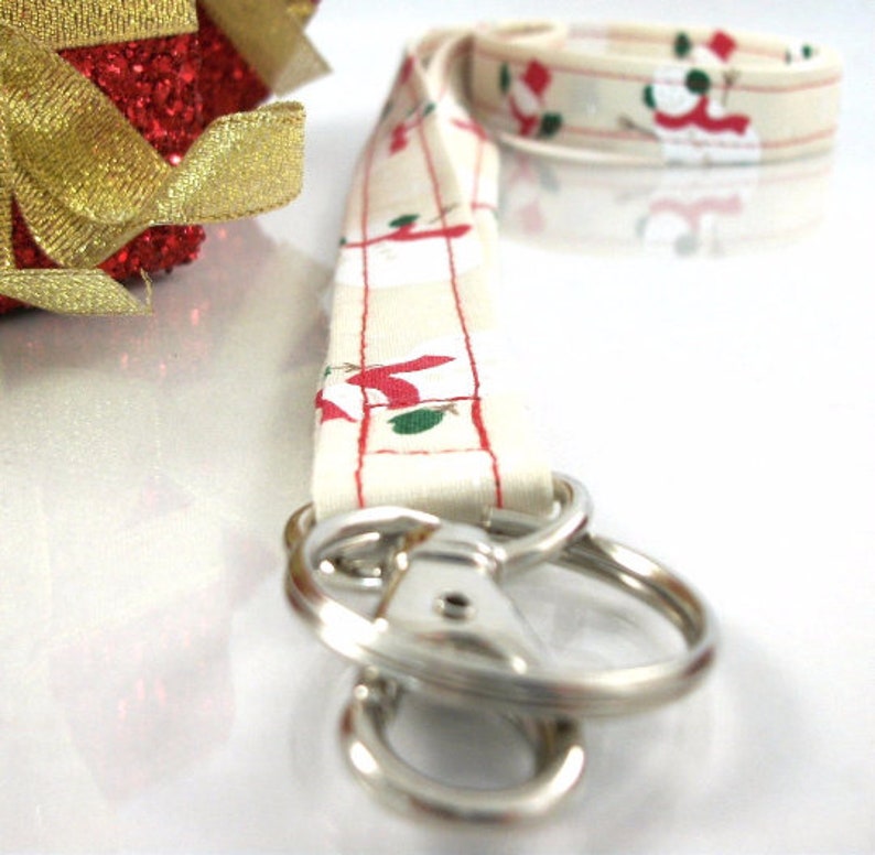 Christmas Lanyard with Snowmen image 4