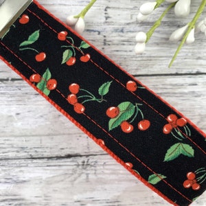 Cherries Wristlet Keychain, Popular Right Now, Moving Away Gift, Trending Now, Thinking of You Gift, Librarian Gifts, Teacher Gifts, Cherry image 4