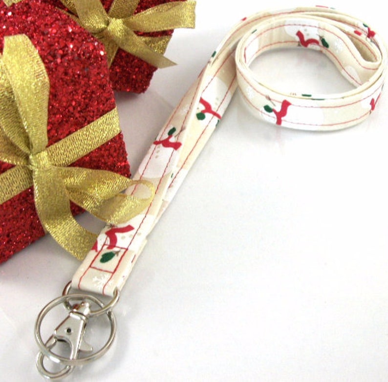 Christmas Lanyard with Snowmen image 6