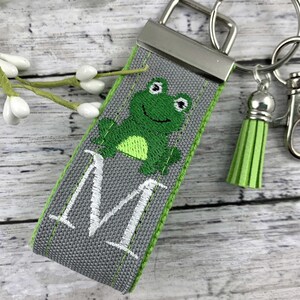 Handmade Frog Keychain, Frog Gifts, Popular Right Now, Personalized Gift, Frog, Personalized Keychain, Luggage Tag, Frogs, Moving Away Gift image 4