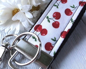 Mini Keychain | Mini Key Fob | Cherries Keychain | Gift for Mom | Gift for Best Friend
